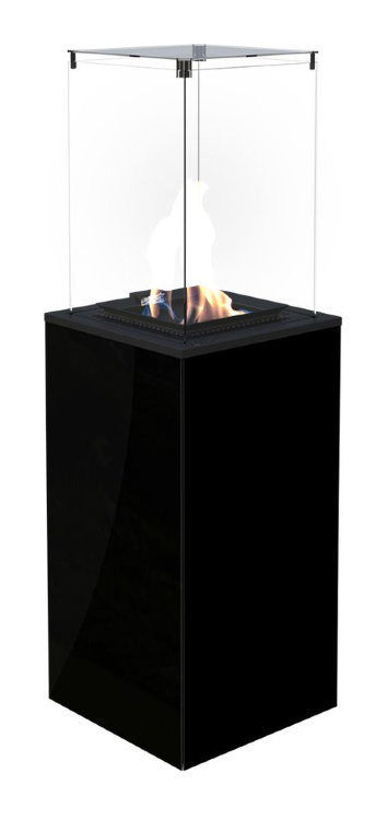 Газовый нагреватель Kratki PATIO mini, M/CZ (черное стекло)