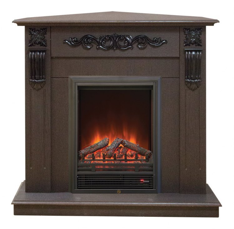 Электрокамин Dominica Corner DN с очагом Eugene