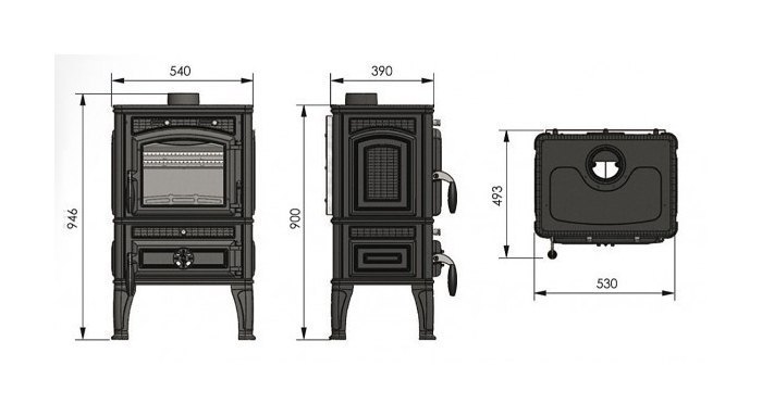 Печь Guca LAVA Thermo