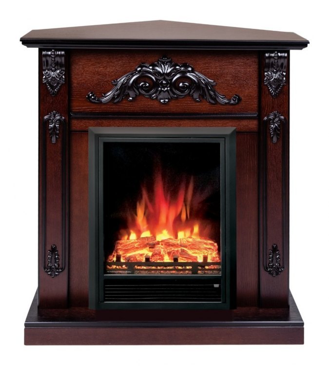 Электрокамин Anita Corner AO с очагом Eugene