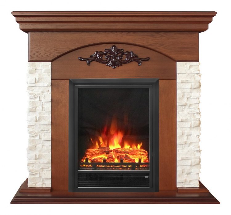 Электрокамин Neapolis NT с очагом Eugene