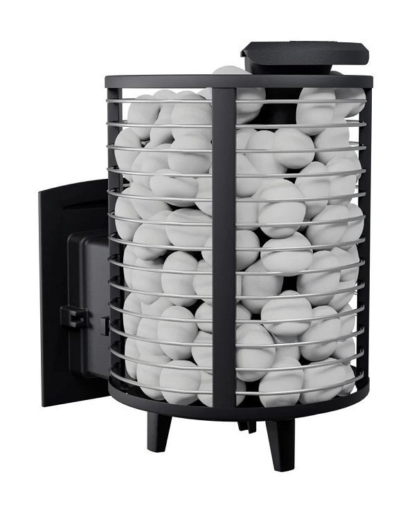 Банная печь Атмосфера М сетка из прутка