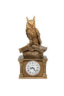 Каминные часы Сова на книгах RF2031AB