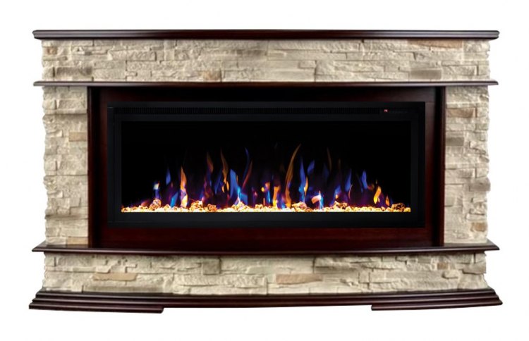 Электрокамин Frankfurt BV/42  AO с очагом Saphir 42