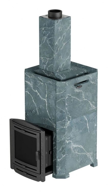 Банная печь Эйфория 45 в закрытой облицовке Талькохлорит