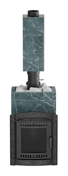Банная печь Атмосфера L в облицовке Талькохлорит 