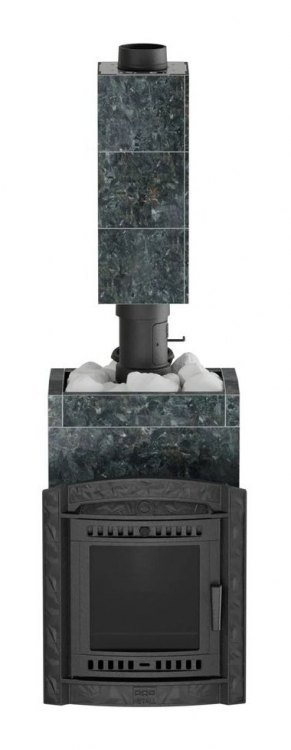 Банная печь Атмосфера L в облицовке Пироксенит