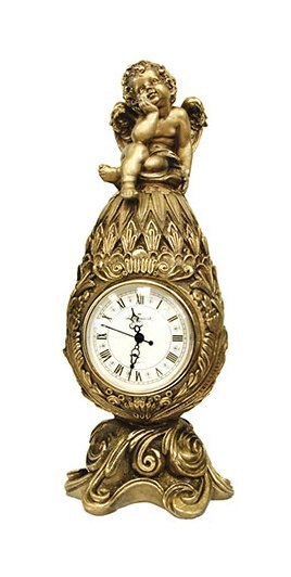 Каминные часы Фаберже с ангелом RF2050AB
