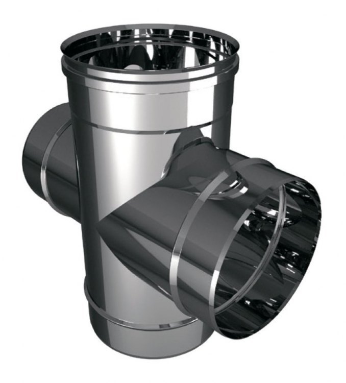 Четверик 90? D80, AISI 304 (Вулкан)