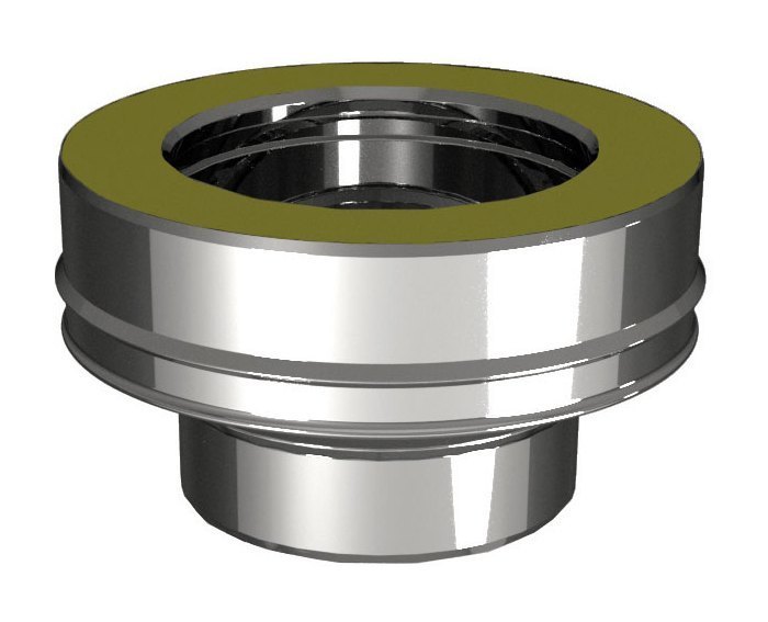 Переходник моно-термо с D80 на D80/180, AISI 321/304 (Вулкан)