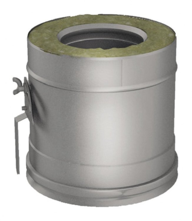 Задвижка поворотная с механизмом фиксации D80/180, AISI 321/304 (Вулкан)