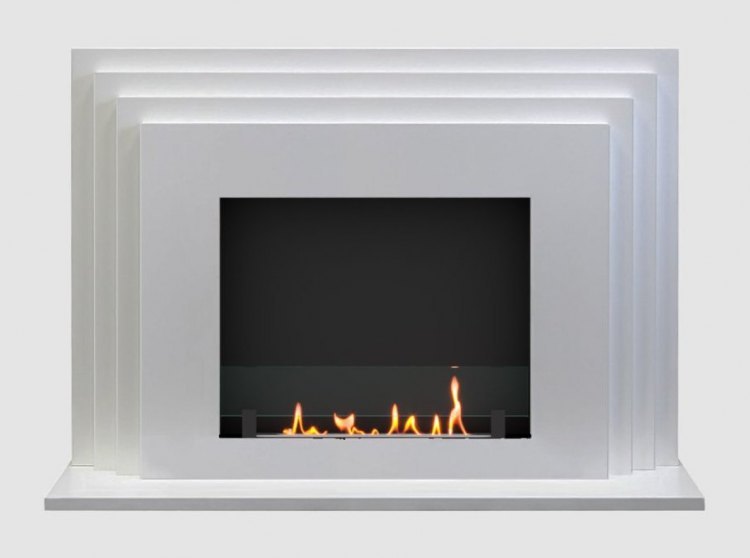 Биокамин в портале SteelHeat Amsterdam (Стекло)