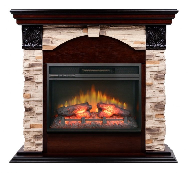 Электрокамин Dublin ROCK c очагом Eridan 24