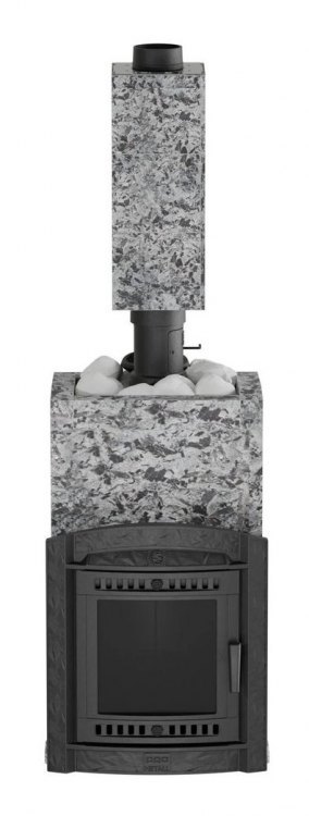 Банная печь Атмосфера XL в облицовке Пироксенит Элит