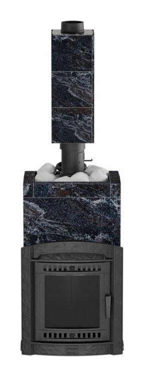 Банная печь Атмосфера XL в облицовке Амфиболит