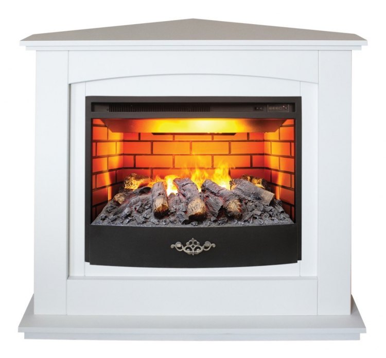 Электрокамин RealFlame Canada Corner WT c Firestar 25,5 3D