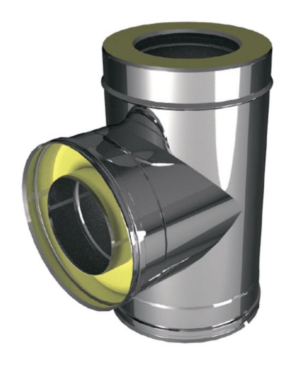 Тройник 90° D80/180, AISI 321/304 (Вулкан)