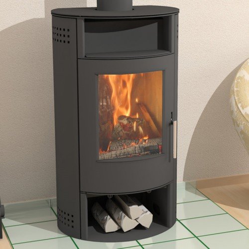 Печь-камин Мета Metafire Байкал 8 черный