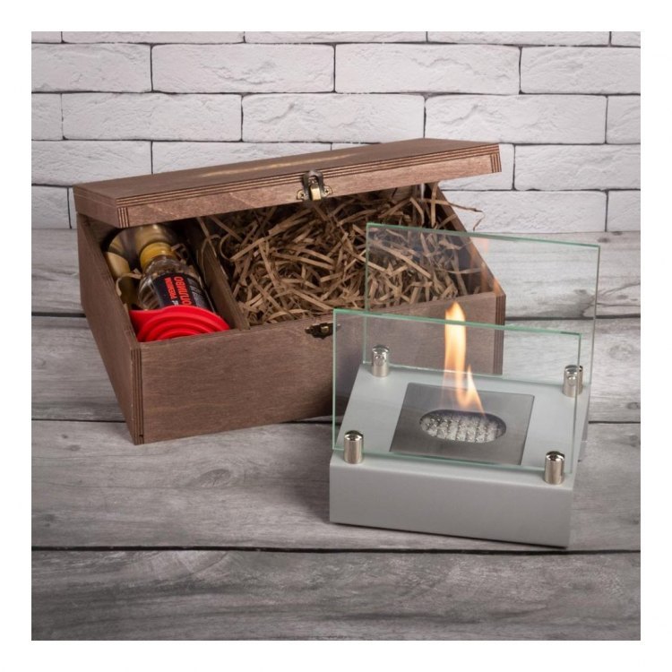 Подарочный набор SteelHeat PREMIUM BOX ALBA Серый + деревянная коробка + стартовый комплект Подарочный набор SteelHeat PREMIUM BOX ALBA Серый + деревянная коробка + стартовый комплект