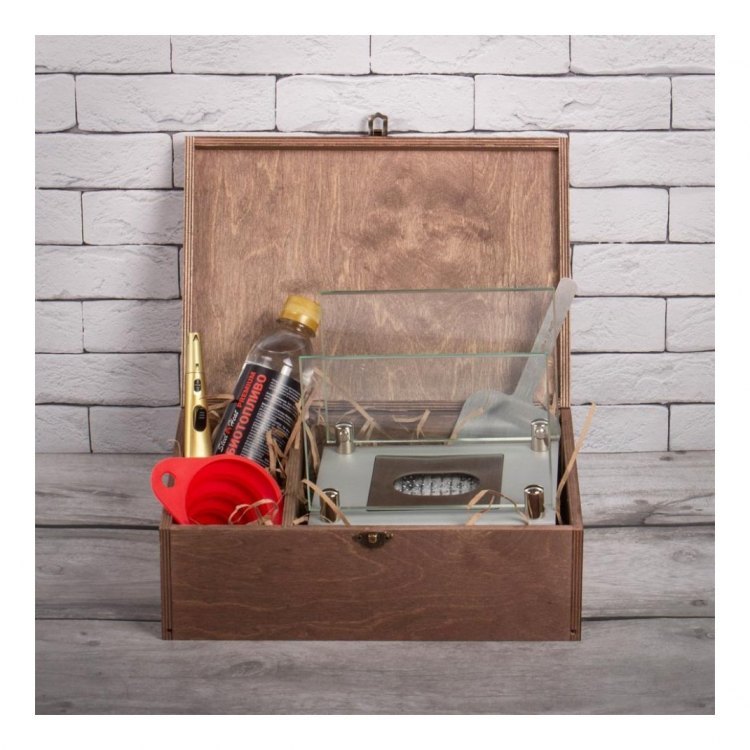 Подарочный набор SteelHeat PREMIUM BOX ALBA Серый + деревянная коробка + стартовый комплект Подарочный набор SteelHeat PREMIUM BOX ALBA Серый + деревянная коробка + стартовый комплект