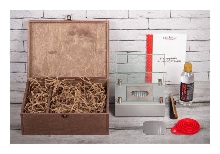 Подарочный набор SteelHeat PREMIUM BOX ALBA Серый + деревянная коробка + стартовый комплект Подарочный набор SteelHeat PREMIUM BOX ALBA Серый + деревянная коробка + стартовый комплект