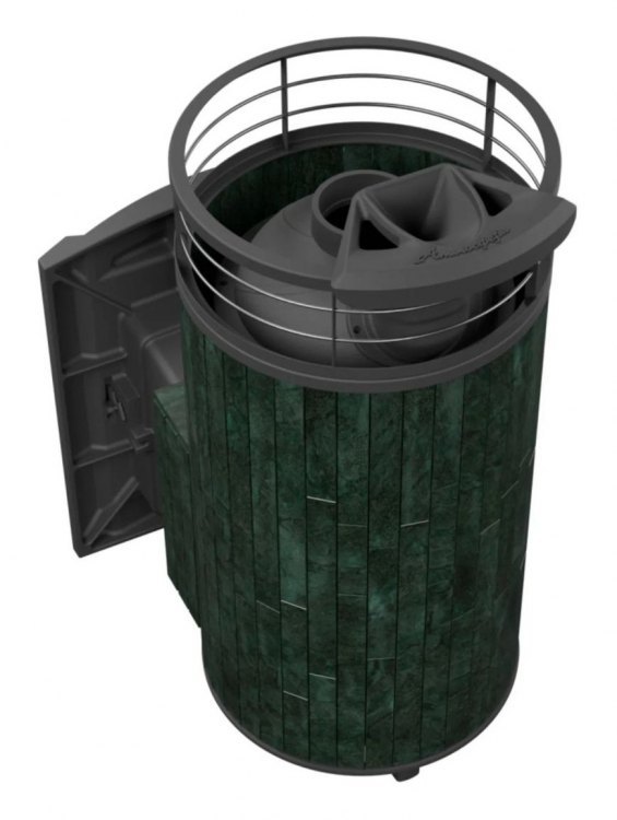 Банная печь Атмосфера XL Верде Гватемала + сетка с Тоннелем