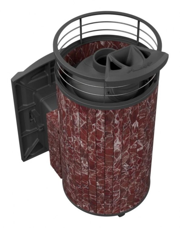 Банная печь Атмосфера XL Россо Леванто + сетка с Тоннелем