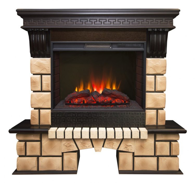 Электрокамин Stone Brick 25,5 AO с Sparta 25,5