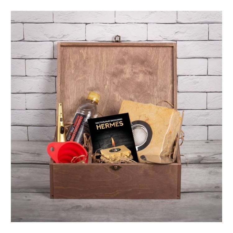 Подарочный набор SteelHeat PREMIUM BOX HERMES + деревянная коробка + стартовый комплект Подарочный набор SteelHeat PREMIUM BOX HERMES + деревянная коробка + стартовый комплект