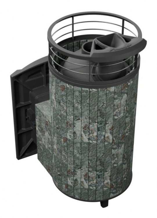 Банная печь Атмосфера XL Жадеит + сетка с Тоннелем