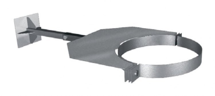 Консоль стеновая L500-1000, D80, AISI 304 (Вулкан)