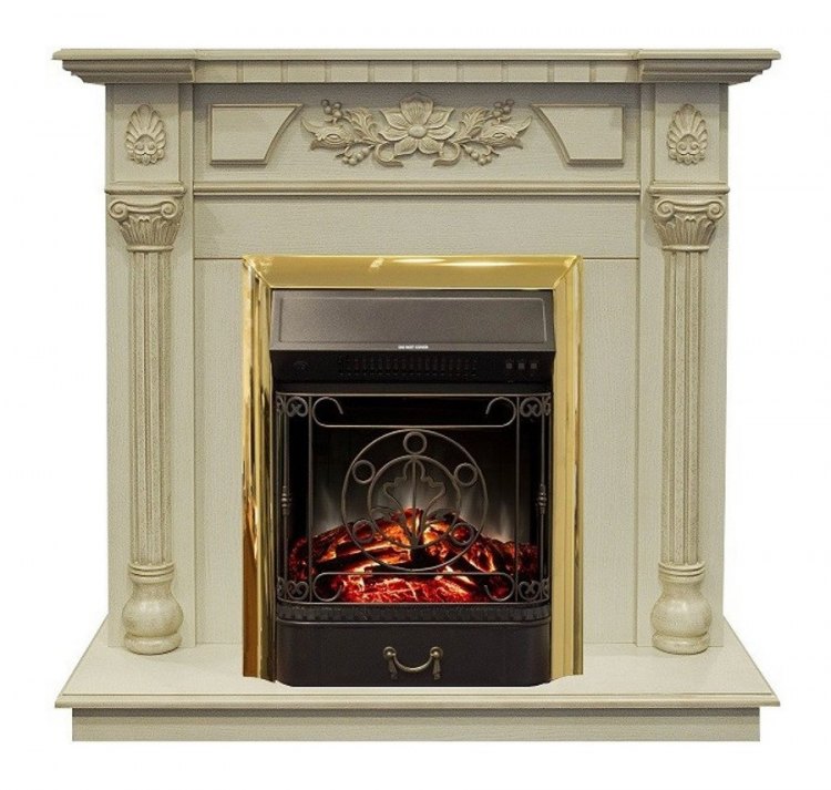 Электрокамин RealFlame Dacota WT с Majestic Lux BR S