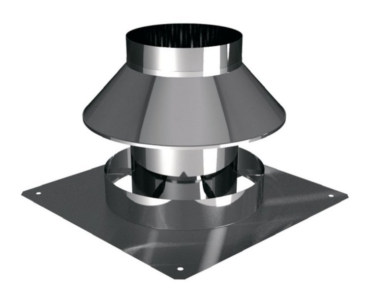 Крышка вентилируемой шахты D80, AISI 304 (Вулкан)