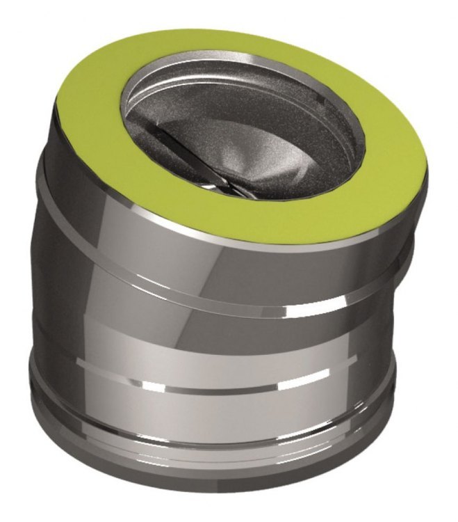 Отвод 15° D80/180, AISI 321/304 (Вулкан)