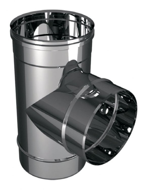 Тройник 90° D80, AISI 304 (Вулкан)