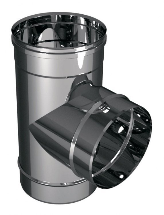 Тройник 87° D80, AISI 304 (Вулкан)