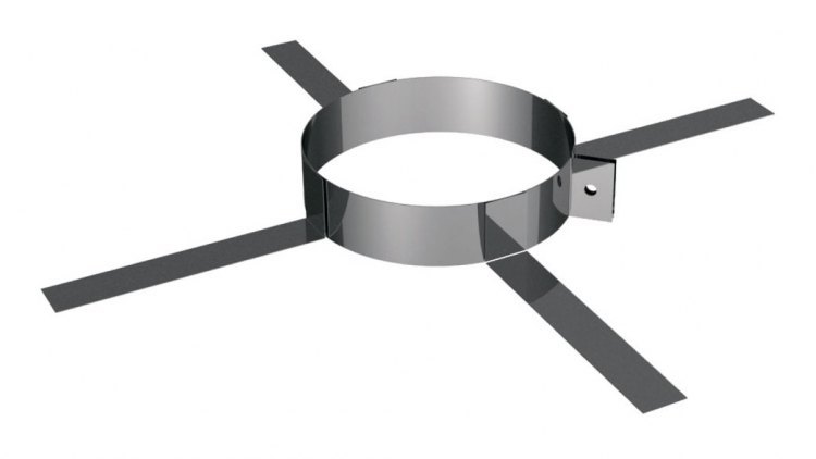 Дистанционный хомут-распорка D80, AISI 304 (Вулкан)