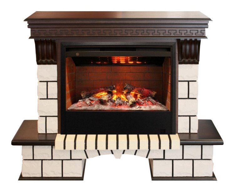 Электрокамин RealFlame Stone New 26 AO с Helios 26 3D