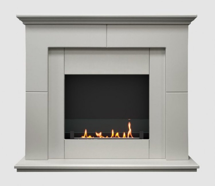 Биокамин в портале SteelHeat Pierre (Стекло)