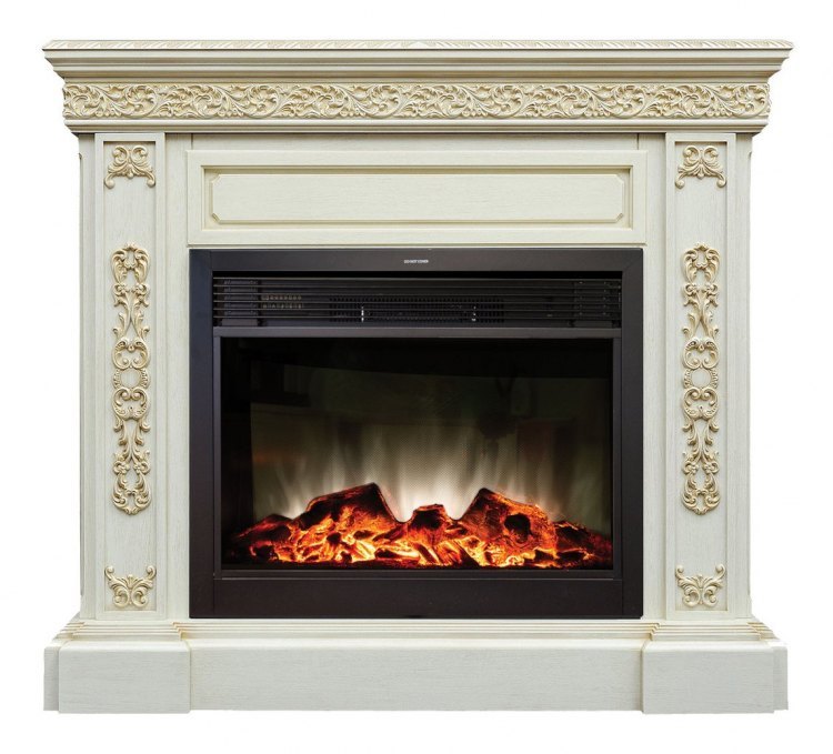 Электрокамин Ekaterina WT с Moonblaze LUX BL