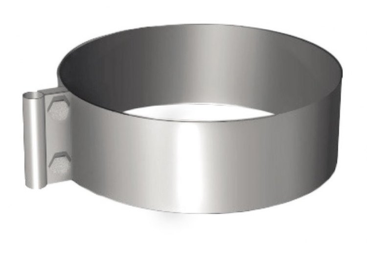 Хомут под молниеотвод D80/180, AISI 304 (Вулкан)