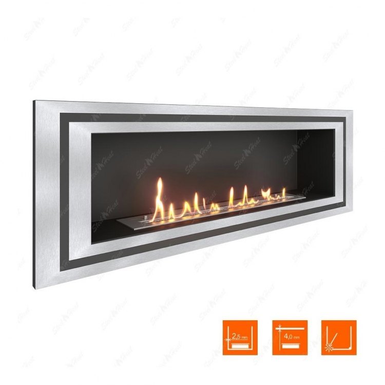 Биокамин в нишу SteelHeat GRAND-D 1500 (Стандарт)