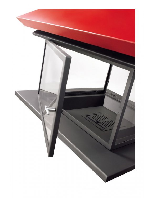 Камин GAIA CENTRAL RAL, со стеклом (Traforart)