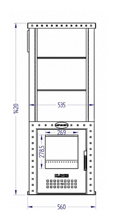 Дровяная печь для бани KLOVER RT-20RV Серпентинит (дровяная)