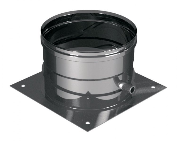 Опора нижняя с боковым выпуском конденсата D80, AISI 304 (Вулкан)